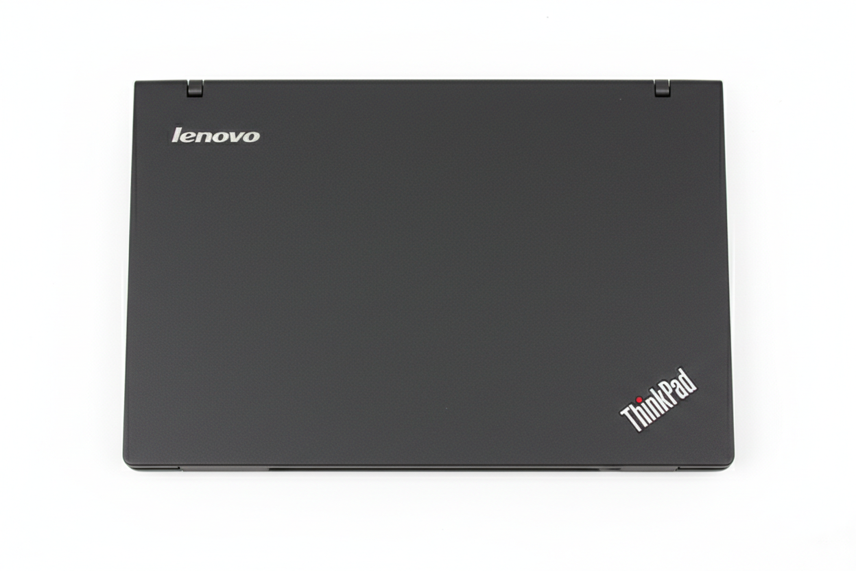 Refurbished Lenovo ThinkPad X270 closed lid showing Lenovo ThinkPad branding
