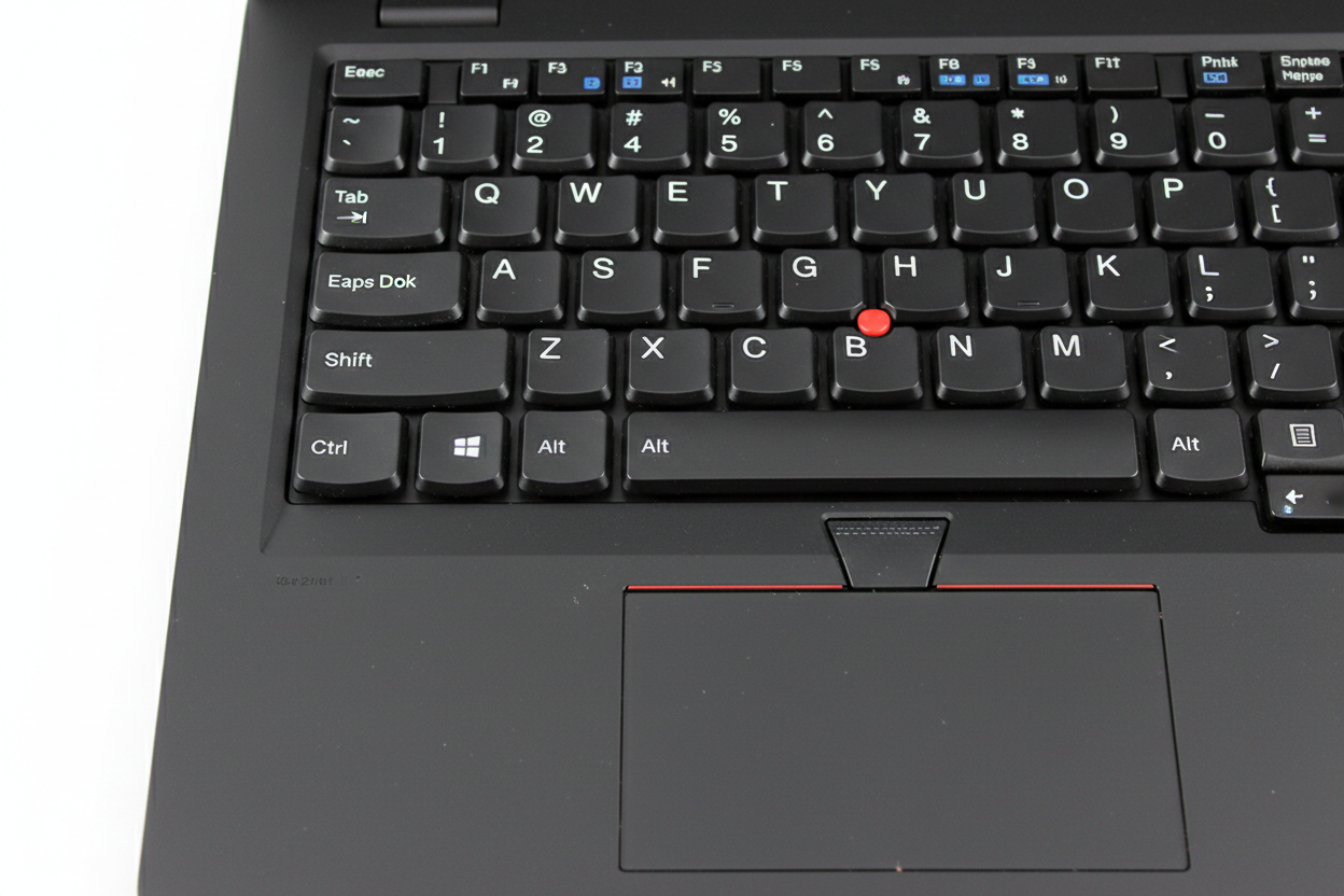 Refurbished Lenovo ThinkPad X270 keyboard and TrackPoint close-up